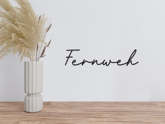 Schriftzug "Fernweh"